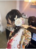 編み下ろし/お呼ばれヘア/アレンジ/成人式/堺/北花田／結婚式