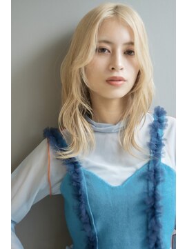 ヘアーラニッシュ 船橋店(hair Lanish) ハイトーン艶カラー/イヤーカット