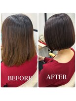 ヘアーアートシフォン 池袋西口店(Hair art chiffon)&nbsp;ダークブルー/デジタルパーマ/髪質改善/卵形/白髪染め/池袋