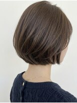 ロッカ ヘアーイノベーション(rocca hair innovation)&nbsp;大人可愛い。ふんわり丸みのショートボブ ［稲毛/髪質改善］