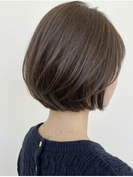 ロッカ ヘアーイノベーション(rocca hair innovation) 大人可愛い。ふんわり丸みのショートボブ ［稲毛/髪質改善］