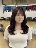 チオ(Chio)&nbsp;【富山】シースルーバングと艶やかチェリーピンクのミディアム