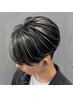 【メンズ限定】カット+メッシュキャップハイライト+フルカラー￥13100