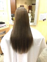 ナナナパレナ 梅田店(nanana parena)&nbsp;before&after　 乾かすだけでサラサラストレートヘアー