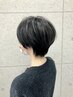 【髪も頭皮もすっきり◎】　カット+AujuaW炭酸ショートスパ ¥6000