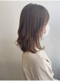 大人かわいい♪柔らかレイヤーミディ