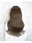 オリーブベージュカラー×髪質改善