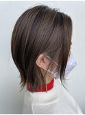 切りっぱなしボブ ハイライト