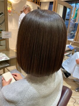 エクリ シセイドウ 麻布十番店(equri×SHISEIDO) 【麻布十番】ボブスタイル