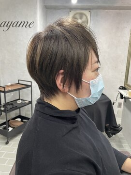 アヤメ 巣鴨店(ayame) (ayame巣鴨)ショート_ショートボブ_グレージュ_tokio_巣鴨__12