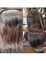 ラ テール バイ パーム ドゥ クープ(La Terre by perm de coupe)&nbsp;サラ艶ストレート