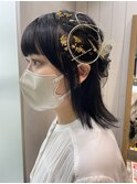 ダウンヘアアレンジ