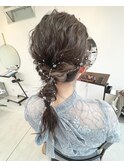 〈guri〉お呼ばれ☆涼しげ波ウェーブな編み下ろし☆