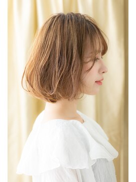 カバーヘア ブリス 川口(COVER HAIR bliss) 外国人風カーキベージュエアリーボブパーマY川口20代30代40代