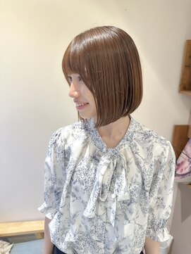 ロンド ブランシュ 錦糸町北口(Lond blanche) チョコレートブラウン！まとまるボブ！畠中ケント