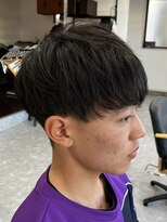 フゥ 宇都宮(FeU)&nbsp;ビジネスショートメンズマッシュツイストパーマツーブロック