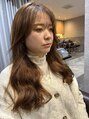 アース コアフュールボーテ 東松山店(EARTH coiffure beaute)&nbsp;韓国式コテ巻きパーマのお客様。