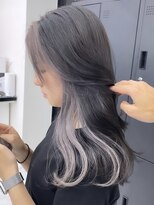 ジェプシー(JPCY)&nbsp;イヤリングカラー/インナーカラー/ホワイトグレー