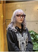 ホワイト×パープル