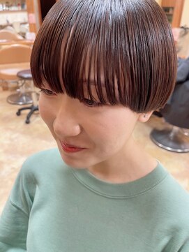 ラウンジ モリオ イケブクロ(Lounge MORIO Ikebukuro) 黒髪マッシュショート*