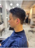 MEN'S HAIR かきあげマッシュヘア