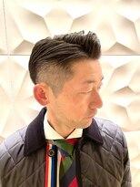 銀座マツナガ 浅草店&nbsp;7:3ハードパートスタイル/黒髪短髪/ビジネスパーマ