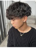波巻きスパイラルパーマ 名古屋駅/名駅/メンズ