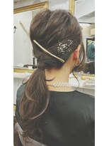 ビーンヘアスタジオ 蒲田(Bean hair studio)&nbsp;スッキリタイト　ポニースタイル