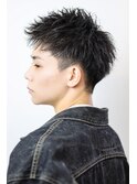 爽やかアップバングショート