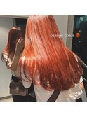 ☆ブリーチなしオレンジカラー☆
