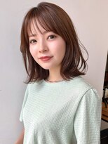 ラフ フロム ガーデン(Laf from GARDEN)&nbsp;セミディ/レイヤーカット/オリーブベージュ/韓国風/くびれ