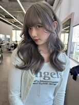 エゴル ナゴヤサカエ(ENGOL NAGOYA SAKAE) 坂野貴哉/韓国風グレー/レイヤーカット/ハイトーンカラー