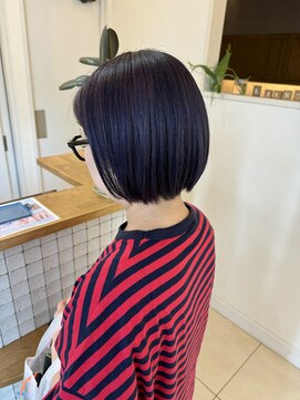 リアン(Lien) ディープラベンダー/切りっぱなしボブ