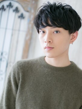 グルーミングサロン バーバー キャッスル 北浦和西口(Grooming salon Barber Castle) 20代30代ブラック韓国フェードスタイルマッシュパーマY北浦和