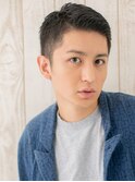 アップバング黒髪ビジカジベリーショートj与野