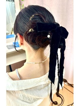 ジェネータ 新横浜店(GENETA) 編みたらしカチモリヘア【新横浜/ヘアセット/着付け】