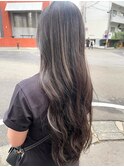 立体感×艶髪ハイライトロング