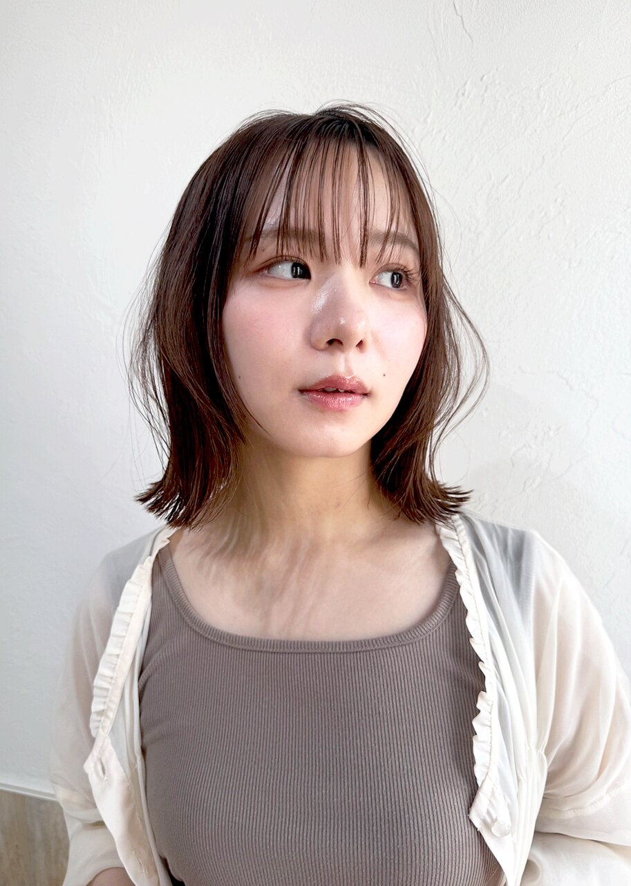【平日限定】カット＋艶カラー＋2stepTR ￥15,400→￥7,700［東林間］