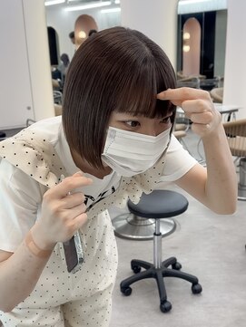 ロンドリゼル 札幌(Lond RiseL) ◯ オリーブグレー/韓国/レイヤーカット/髪質改善/縮毛矯正/札幌