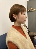 耳掛けショートボブ