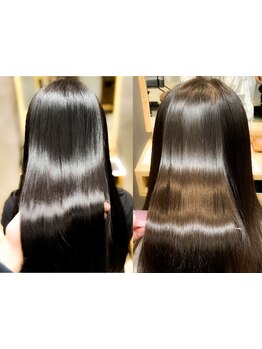 [心斎橋2分]水素の力で髪の芯から潤いを与え、ツヤ溢れる感動"美髪"へ[縮毛矯正/心斎橋/髪質改善/似合わせ]