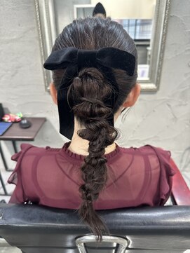 ブラン 広島八丁堀(Blanc) 【Blanc】ヘアセット/結婚式/成人式/卒業式/編み込み/編み下ろし