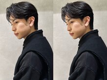 【フェザーパーマ】ストレートアイロンで作るような毛流れ。ワックスorグリースで簡単スタイリング【新宿】