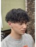メンズカット＋波巻き・波巻きスパイラルパーマ（毛利、榎本使用不可）