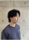 波巻きスパイラルパーマ ウルフ メンズ メンズパーマ 横須賀中央