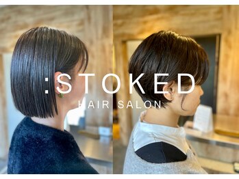 ストーク(stoked)の写真/なりたいスタイルを『似合うスタイル』へ。誤魔化しがきかないショートヘアだからこその卓越した技術を実感