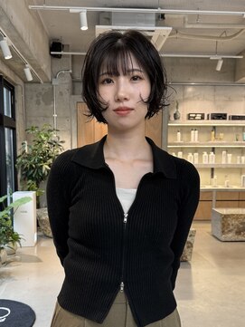 オムズポカ 栄矢場町店(OM's poka) 初めてパーマをかける方おすすめニュアンスショートパーマ