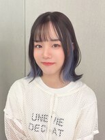 ジェム(GEM)&nbsp;【暖音】インナーカラーで可愛いブルーカラー♪