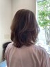 【気になる白髪＆頭皮のベタつき】カット＋優しいリタッチ＋頭皮改善スパ    
