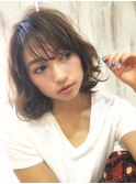 【AnFyeforprco】スマートマッシュ☆小顔効果☆無造作ウェーブ